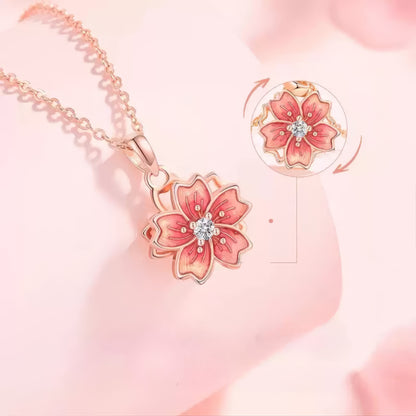 Peach Blossom Necklace 🌸